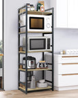 Lukzer 5-Layer Multi-Purpose Kitchen Rack – Space-Saving Storage (Model: MKR-005)