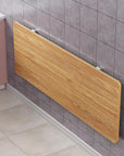 Lukzer Multi-Function Wood Wall Mounted Folding Table – Space-Saving Modern Design (White, Wenge, Oak Brown & Light Oak) | MT-001, 120x40cm