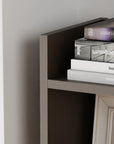 Lukzer 6-Layer Open Bookshelf & Display Rack – Engineered Wood, White, Wenge, Oak, Brown, Light Oak, Lava, Mist, Charcoal, Ember (MR-005)