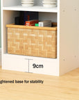 Lukzer 6-Layer Open Bookshelf & Display Rack – Engineered Wood, White, Wenge & Oak Brown (MR-006)
