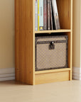 Lukzer 6-Layer Open Bookshelf & Display Rack – Engineered Wood, White, Wenge, Oak, Brown, Light Oak, Lava, Mist, Charcoal, Ember (MR-005)