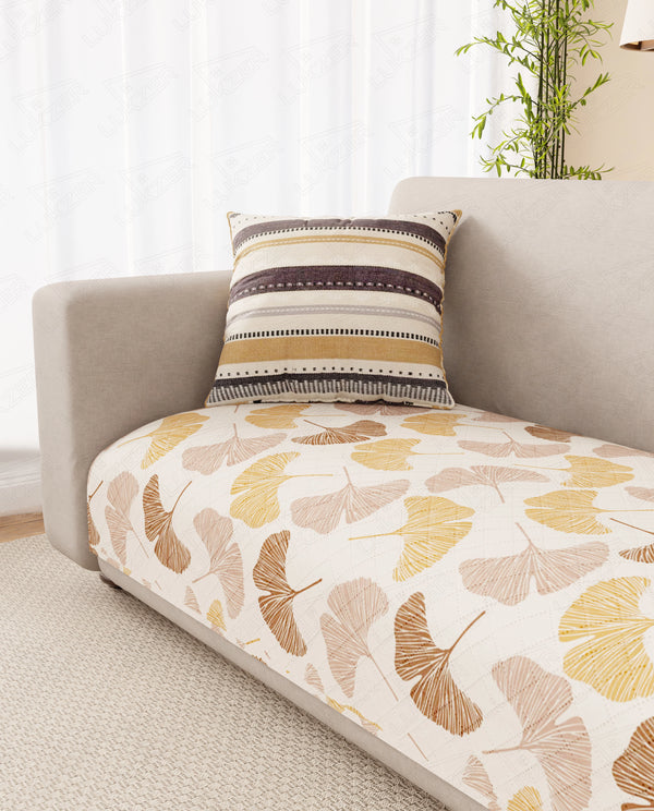 Lukzer Quilted Waterproof Sofa Mat Fan Leaf (SC-185-01)