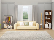 Lukzer Pastel Shades Textured Sofa Cover – Premium 3 Seater & L Shape Sofa Cover Collection