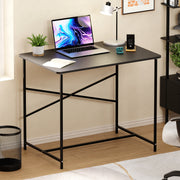 Lukzer X-Support Metal Frame & Engineered Wood Study Table for Home & Office (MST-008)