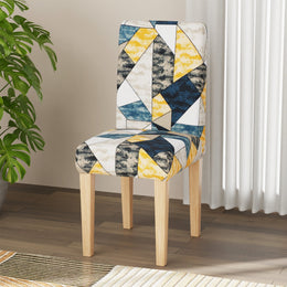 Polyester Chair Cover (Prism Yellow Design)