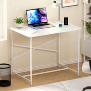 Lukzer X-Support Metal Frame & Engineered Wood Study Table for Home & Office (MST-008)