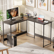 Lukzer Engineered Wood L-Shaped Corner Study and Computer Table for Home or Office (MST-007)