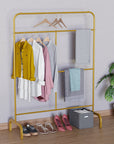 Multi-Purpose Metal Garment Stand with Multi-Level Hanging Bars | (MGS-005/145x109x40cms)