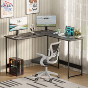 Lukzer Engineered Wood L-Shaped Corner Study and Computer Table for Home or Office (MST-007)