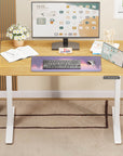 Lukzer Electric Automatic Height Adjustable Sit Stand Desk for Home & Office | EST - 003 | (Black & Oak Brown/Black & Light Oak/Black & Black/White & White/White & Oak Light/White & Oak Brown)