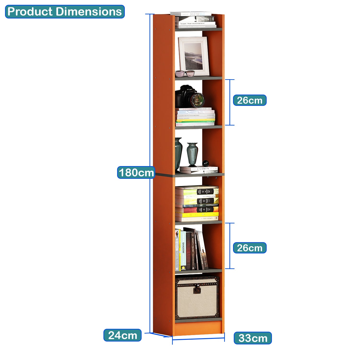 6 Layer Bookshelf/Open Display Rack | (MR-005)