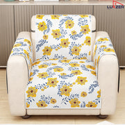 Lukzer Quilted Reversible Sofa Cover Mat with Arms | Polyester Blend 350 GSM Full Coverage & Back Belt for Stability | Washable Furniture Protector.