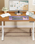 Lukzer Electric Automatic Height Adjustable Sit Stand Desk for Home & Office | EST - 003 | (Black & Oak Brown/Black & Light Oak/Black & Black/White & White/White & Oak Light/White & Oak Brown)