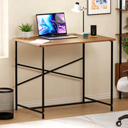 Lukzer X-Support Metal Frame & Engineered Wood Study Table for Home & Office (MST-008)