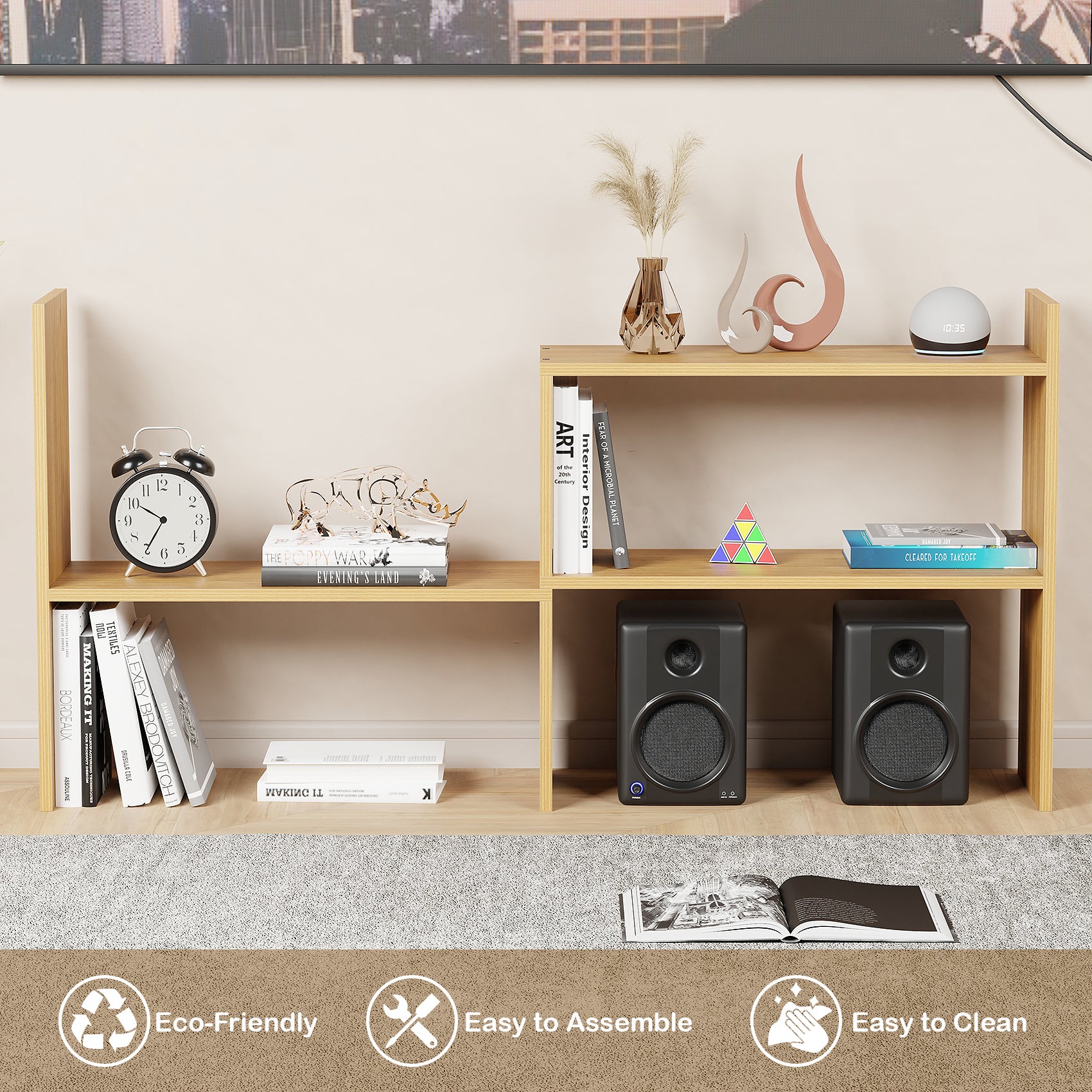 Multi-Purpose Bookshelf/Open Display Rack | (MR-011)