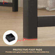 Lukzer Engineered Wood L-Shaped Corner Study and Computer Table for Home or Office (MST-007)