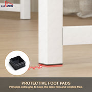 Lukzer Engineered Wood L-Shaped Corner Study and Computer Table for Home or Office (MST-007)