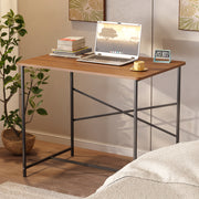 Lukzer X-Support Metal Frame & Engineered Wood Study Table for Home & Office (MST-008)