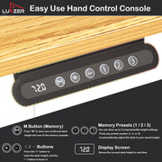 Lukzer Electric Automatic Height Adjustable Sit Stand Desk EST-003