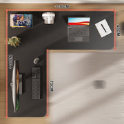 Lukzer Engineered Wood L-Shaped Corner Study and Computer Table for Home or Office (MST-007)