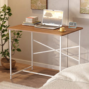 Lukzer X-Support Metal Frame & Engineered Wood Study Table for Home & Office (MST-008)