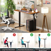 Lukzer Electric Automatic Height Adjustable Sit Stand Desk EST-003
