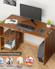 Computer Desk with Bookshelf | (ST-007)