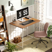 Lukzer X-Support Metal Frame & Engineered Wood Study Table for Home & Office (MST-008)