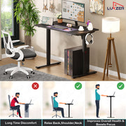 Lukzer Electric Automatic Height Adjustable Sit Stand Desk EST-003