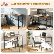 Lukzer X-Support Metal Frame & Engineered Wood Study Table for Home & Office (MST-008)