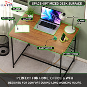 Lukzer X-Support Metal Frame & Engineered Wood Study Table for Home & Office (MST-008)