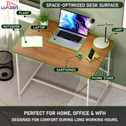 Lukzer X-Support Metal Frame & Engineered Wood Study Table for Home & Office (MST-008)