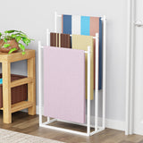 Lukzer Premium Metal Towel Rack – Sturdy & Stylish (Black/White, Model: MGS-007)