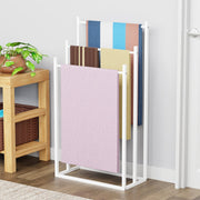 Lukzer Premium Metal Towel Rack – Sturdy & Stylish (Black/White, Model: MGS-007)