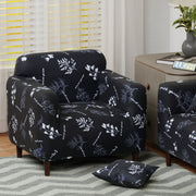 Polyester Sofa Cover (Black Stem Design)