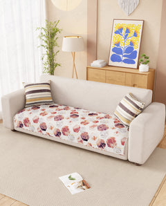 Lukzer Quilted Reversible Marble Mesh Sofa Mat with WaveEdge Ultrasonic Cut (ONLY SEAT COVER) - SC-204-01WE