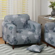 Polyester Sofa Cover (Black Stem Design)