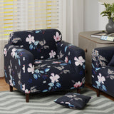 Polyester Sofa Cover (Black Stem Design)