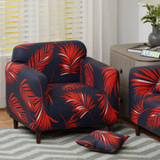 Polyester Sofa Cover (Black Stem Design)