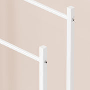 Lukzer Premium Metal Towel Rack – Sturdy & Stylish (Black/White, Model: MGS-007)