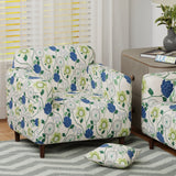 Polyester Sofa Cover (Black Stem Design)