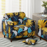 Polyester Sofa Cover (Black Stem Design)