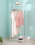 Garment Stand with Top and Bottom Shelves | (163x60x35cm)