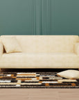 Jacquard Sofa Cover (Pastel Orange Starlight)