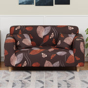 Polyester Sofa Cover (Black Stem Design)