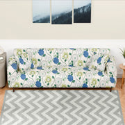 Polyester Sofa Cover (Black Stem Design)