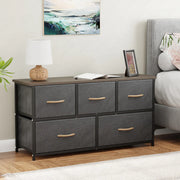 Lukzer Metal Multi-Purpose Rack with Fabric Drawers (MMR-003)