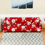 Polyester Sofa Cover (Black Stem Design)