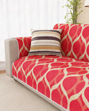 Lukzer Reversible Quilted Sofa Mat with Arms Dessert Jewel (SC-202-01)