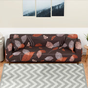 Polyester Sofa Cover (Black Stem Design)